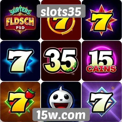 Variedade de jogos disponíveis no slots35